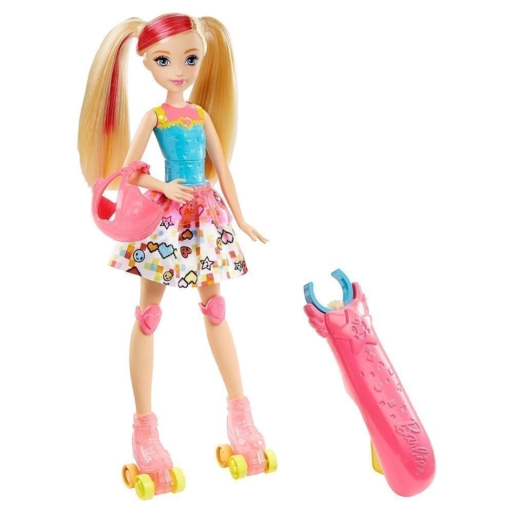 Barbie - Video Game Hero Light-Up Skates Barbie Doll