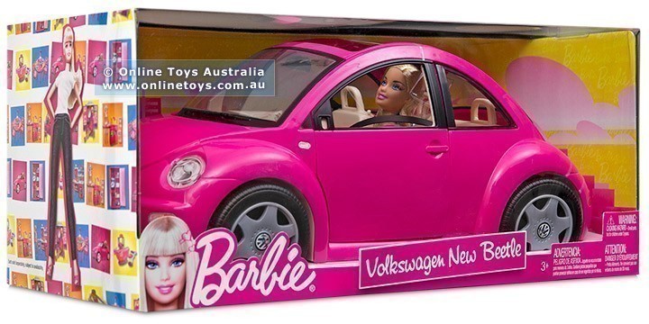 Mattel - Barbie - New Beetle Volkswagen - Rose fushia – Yoti Boutique