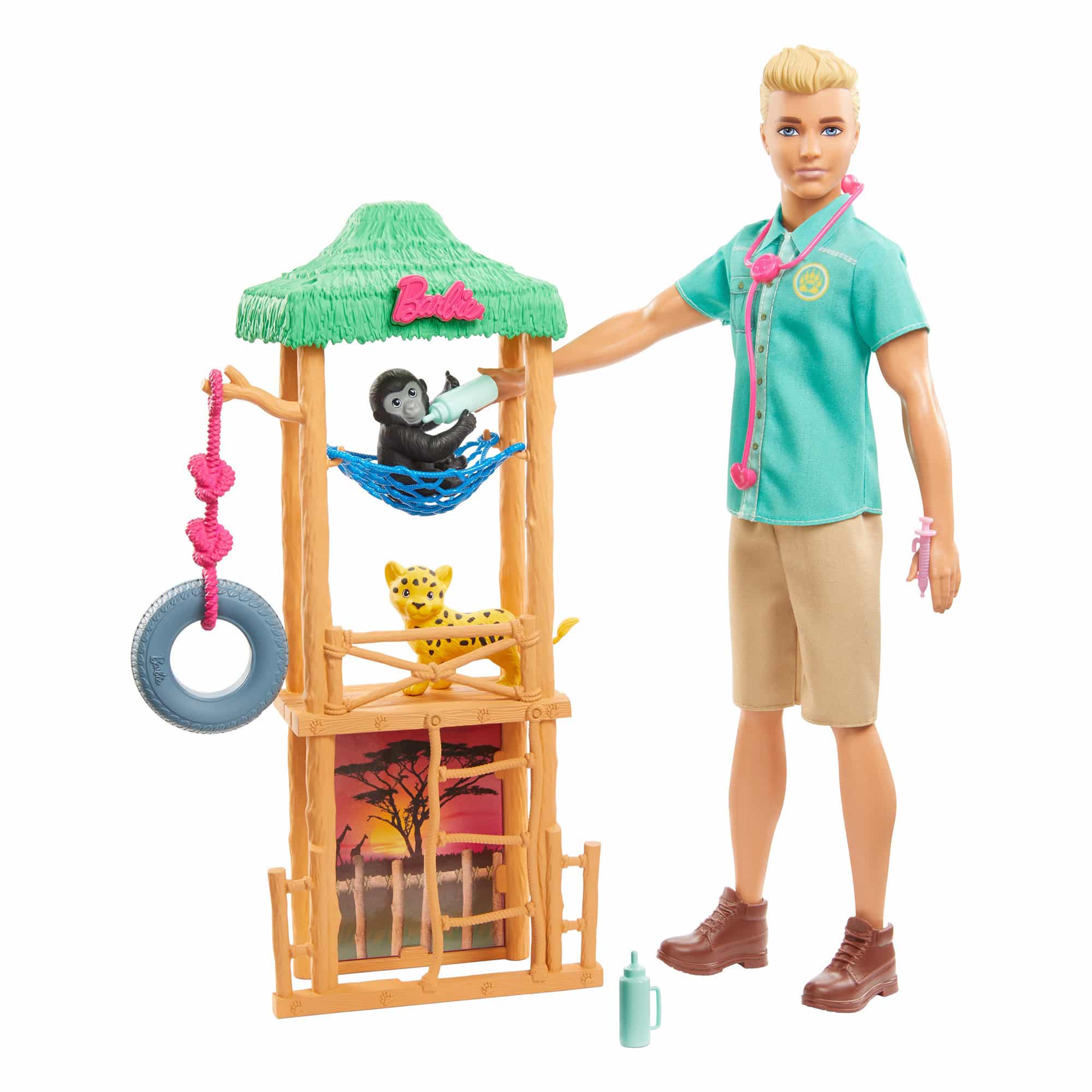 Barbie - You Can Be Anything - Ken Doll Wild Life Vet