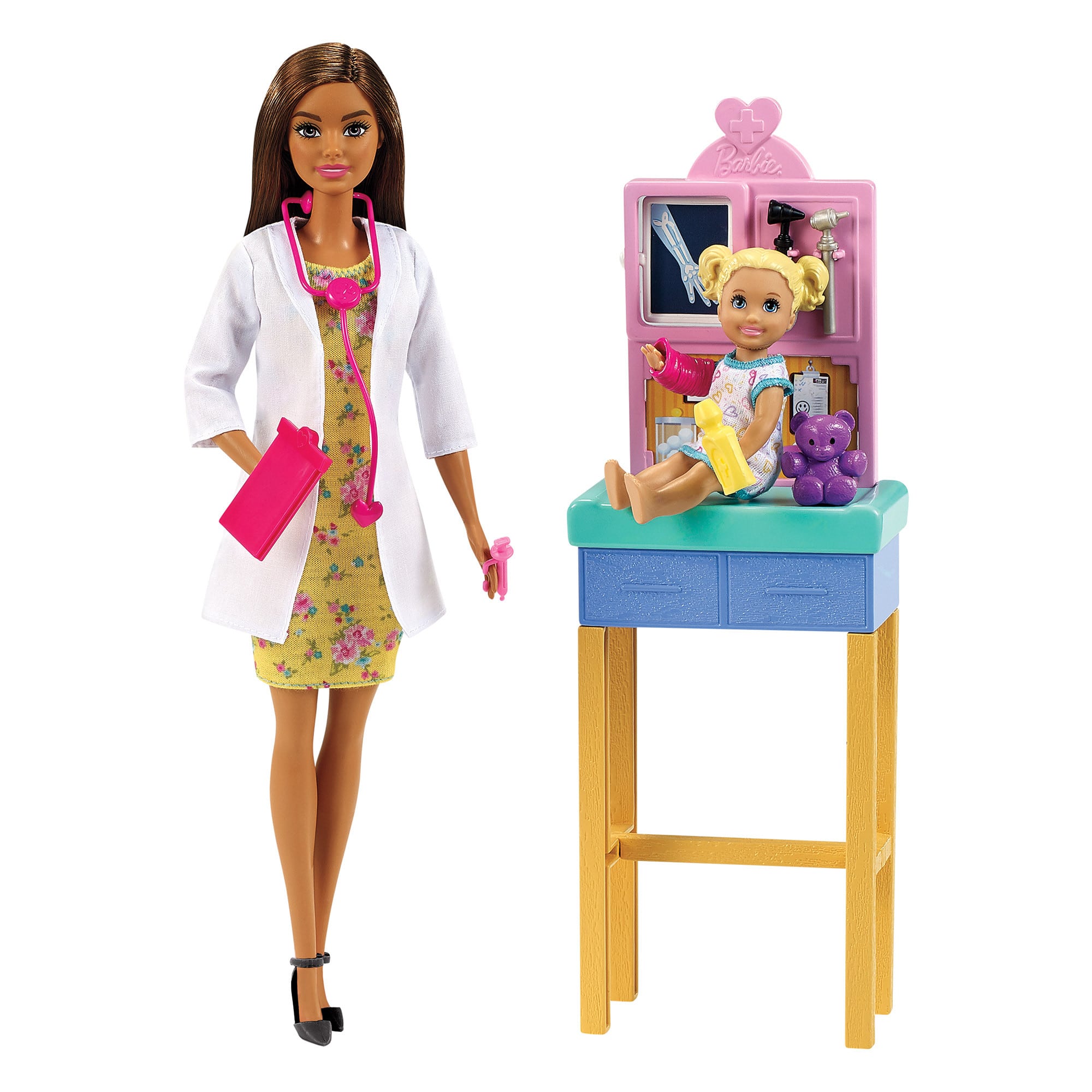 Barbie - You Can Be Anything Playset - Brunette Pediatrician