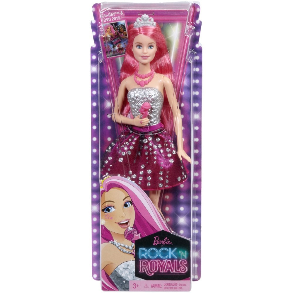 Barbie™ - In Rock 'N Royals - Courtney™ Doll With Mic