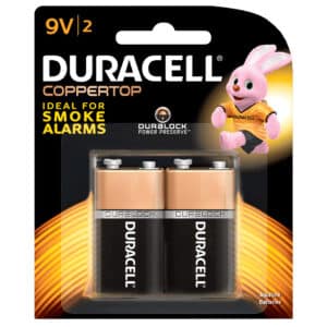 Batteries - Duracell Coppertop 2 X 9V