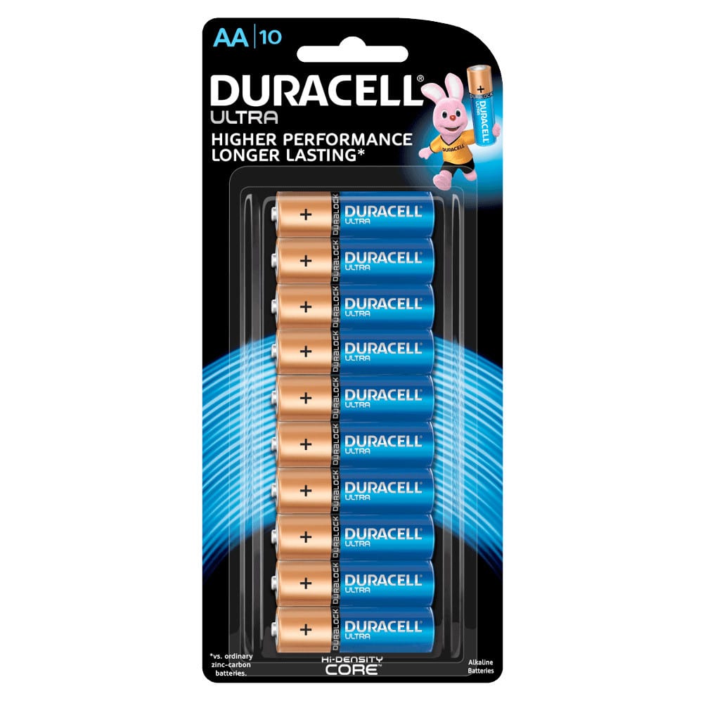Batteries - Duracell Ultra 10 X AA