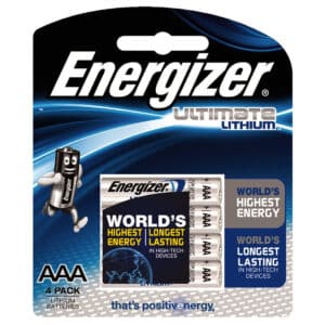 Batteries - Energizer Ultimate Lithium 4 X AAA