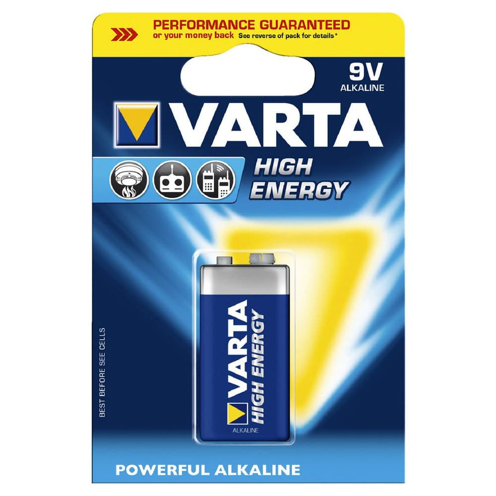 Batteries - Varta High Energy 9V Battery