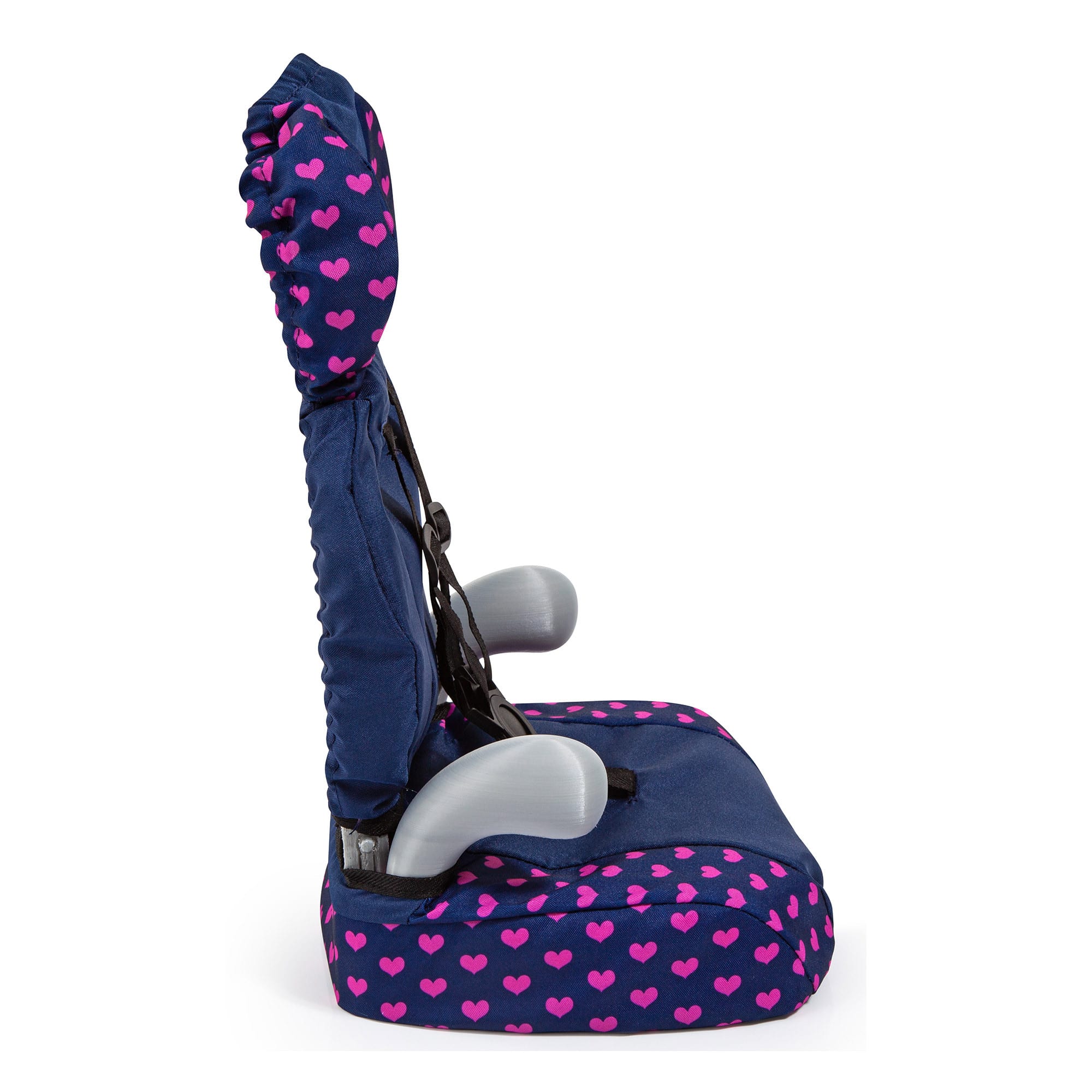 Bayer Deluxe Doll Booster Seat - Blue with Pink Hearts & Unicorn