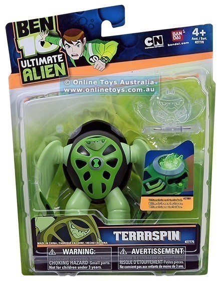Ben 10 - Ultimate Alien - 10cm Terraspin Alien Figure