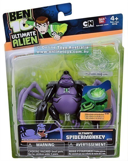Ben 10 - Ultimate Alien - 10cm Ultimate Spidermonkey Alien Figure