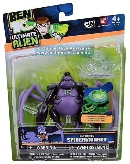 Ben 10 sales ultimate spidermonkey toy