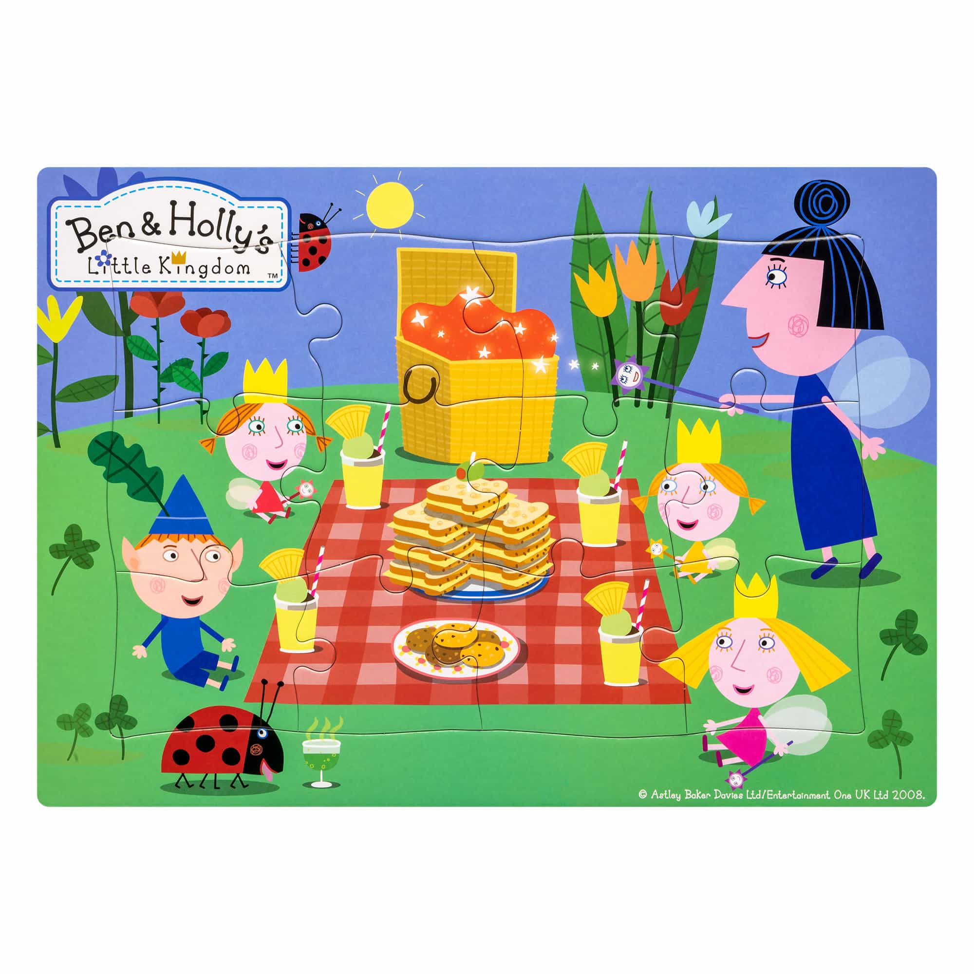 Ben & Holly's Little Kingdom - 12 Piece Frame Tray Puzzle - Picnic Time