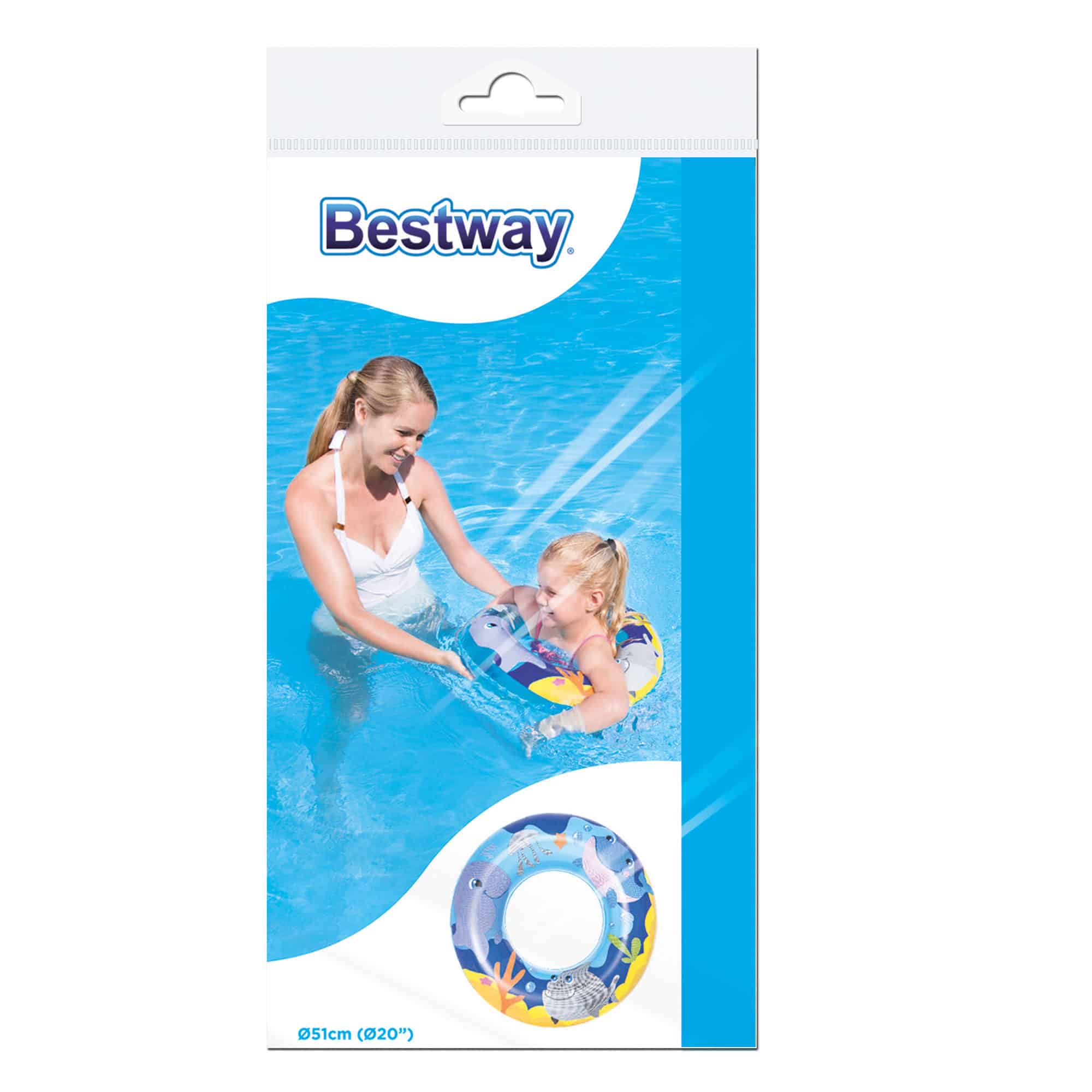 Bestway® - Sea Adventures 51cm Swim Ring - Blue
