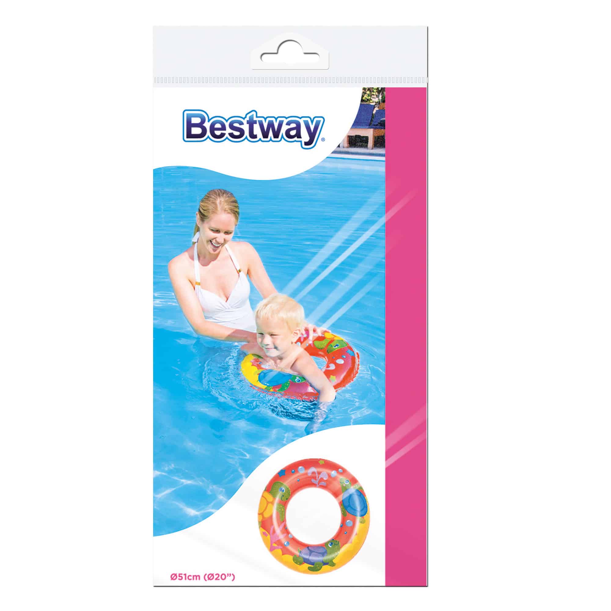 Bestway® - Sea Adventures 51cm Swim Ring - Red