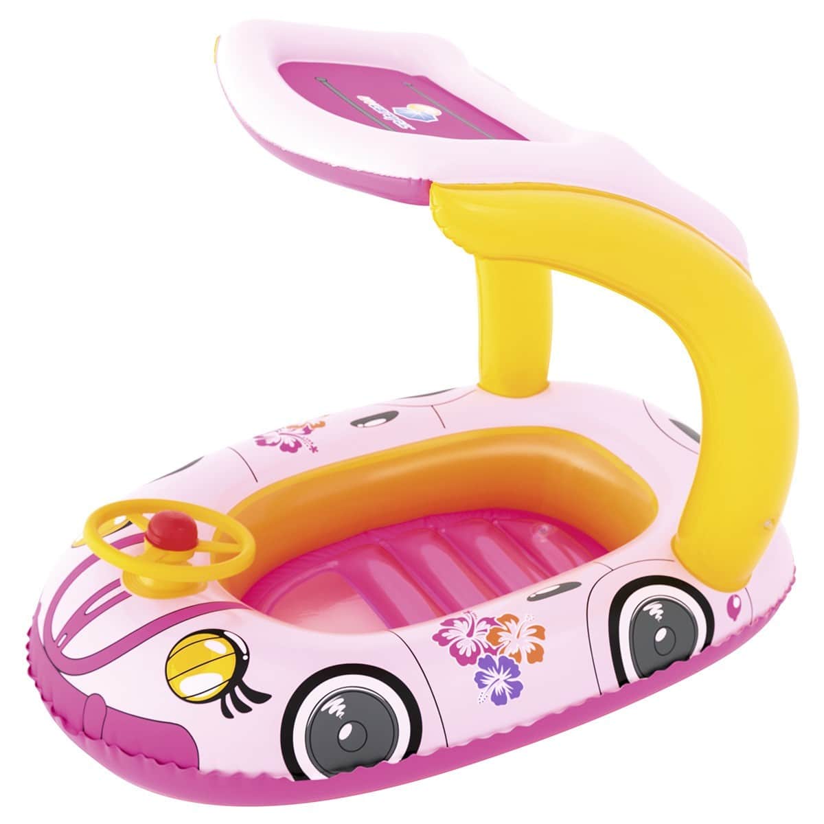 Bestway - UV Careful Kiddie Car Float - Pink