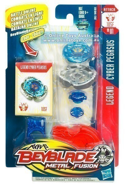Beyblade Metal Fusion - Attack Spinning Top - Legend Series - Cyber Pegasus