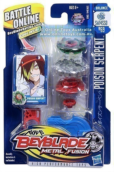 Beyblade Metal Fusion - Balance Spinning Top - Poison Serpent