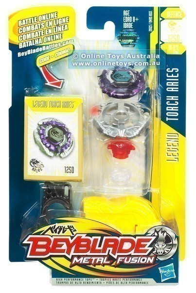 Beyblade Metal Fusion - Defence Spinning Top - Legend Series - Torch Aries