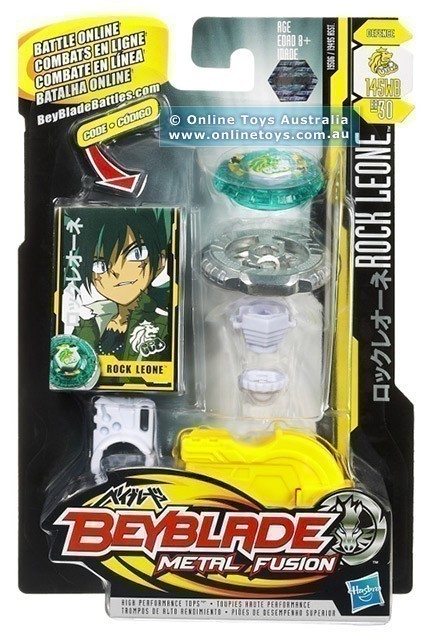 Beyblade Metal Fusion - Defence Spinning Top - Rock Leone