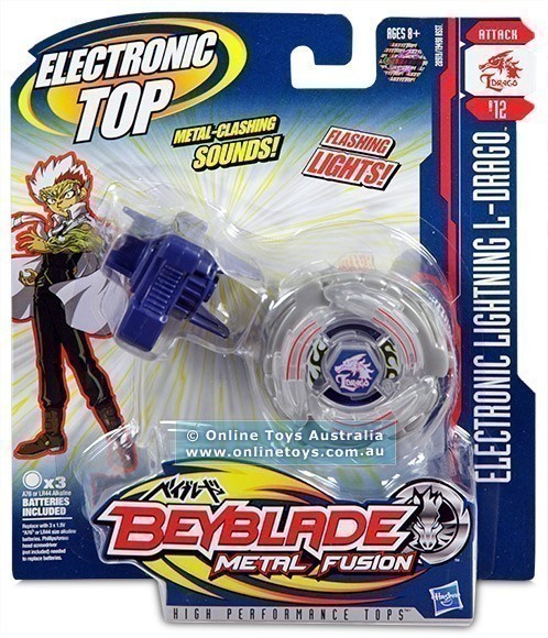 Beyblade Metal Fusion - Electronic Spinning Top - Lightning L-Drago
