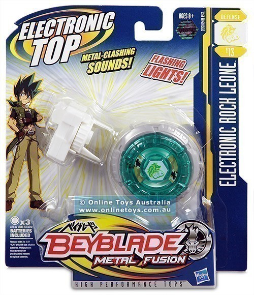 Beyblade Metal Fusion - Electronic Spinning Top - Rock Leone