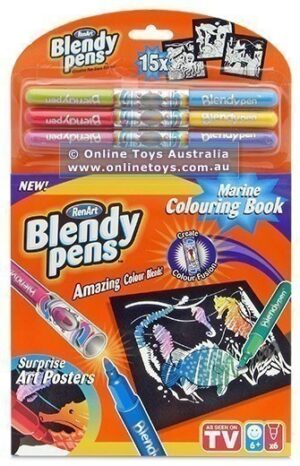 Blendy Pens Marine Colouring Book