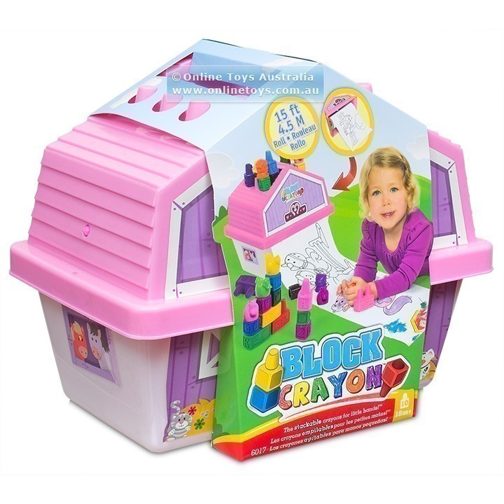 Block Crayon - Colour and Stow Pony Stable Set