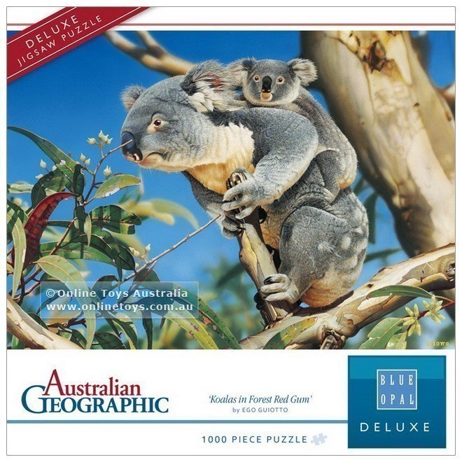Blue Opal Deluxe - Australian Geographic - 1,000 Piece Koala Puzzle