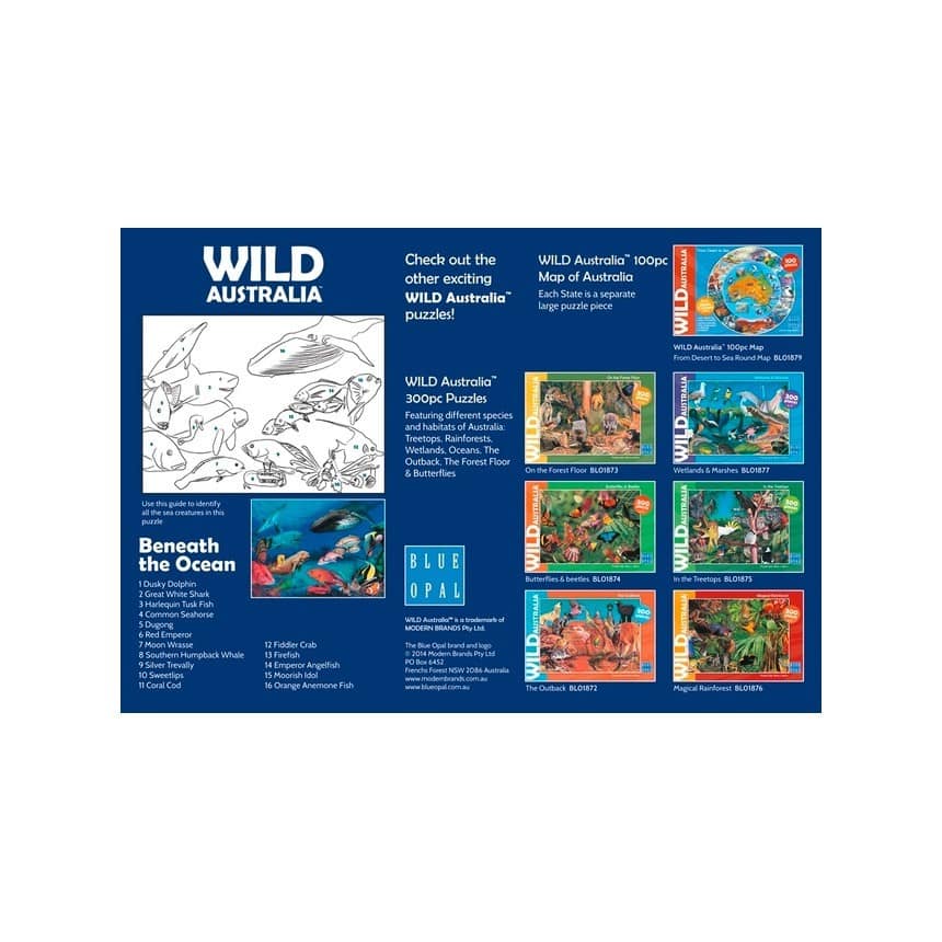 Blue Opal - Wild Australia - Beneath The Ocean - 300 Piece Puzzle
