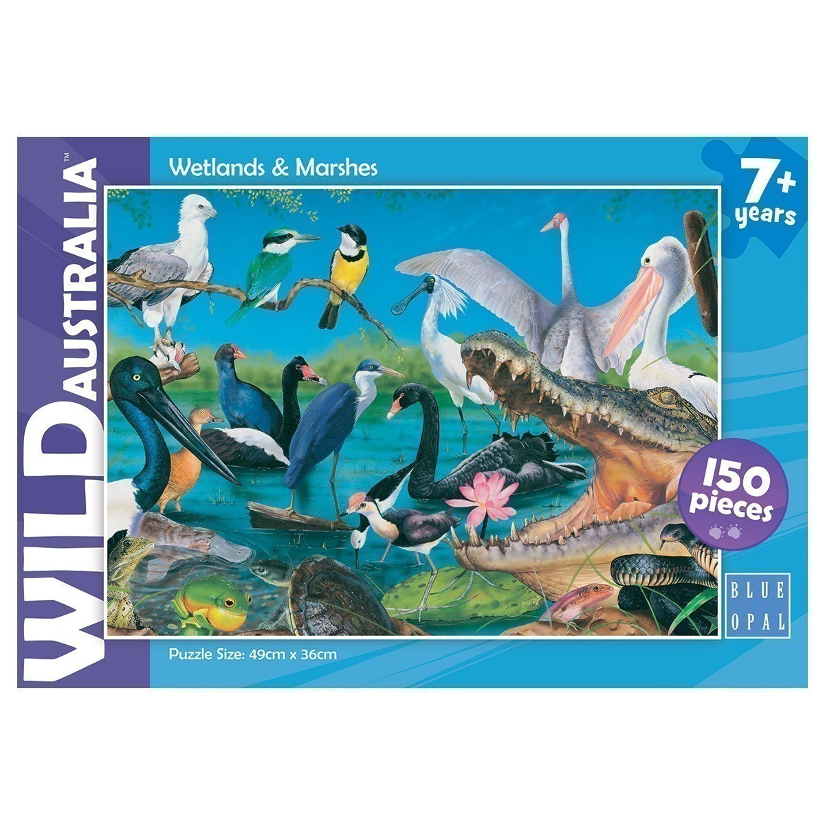 Blue Opal - Wild Australia - Wetlands & Marshes - 150 Piece Puzzle