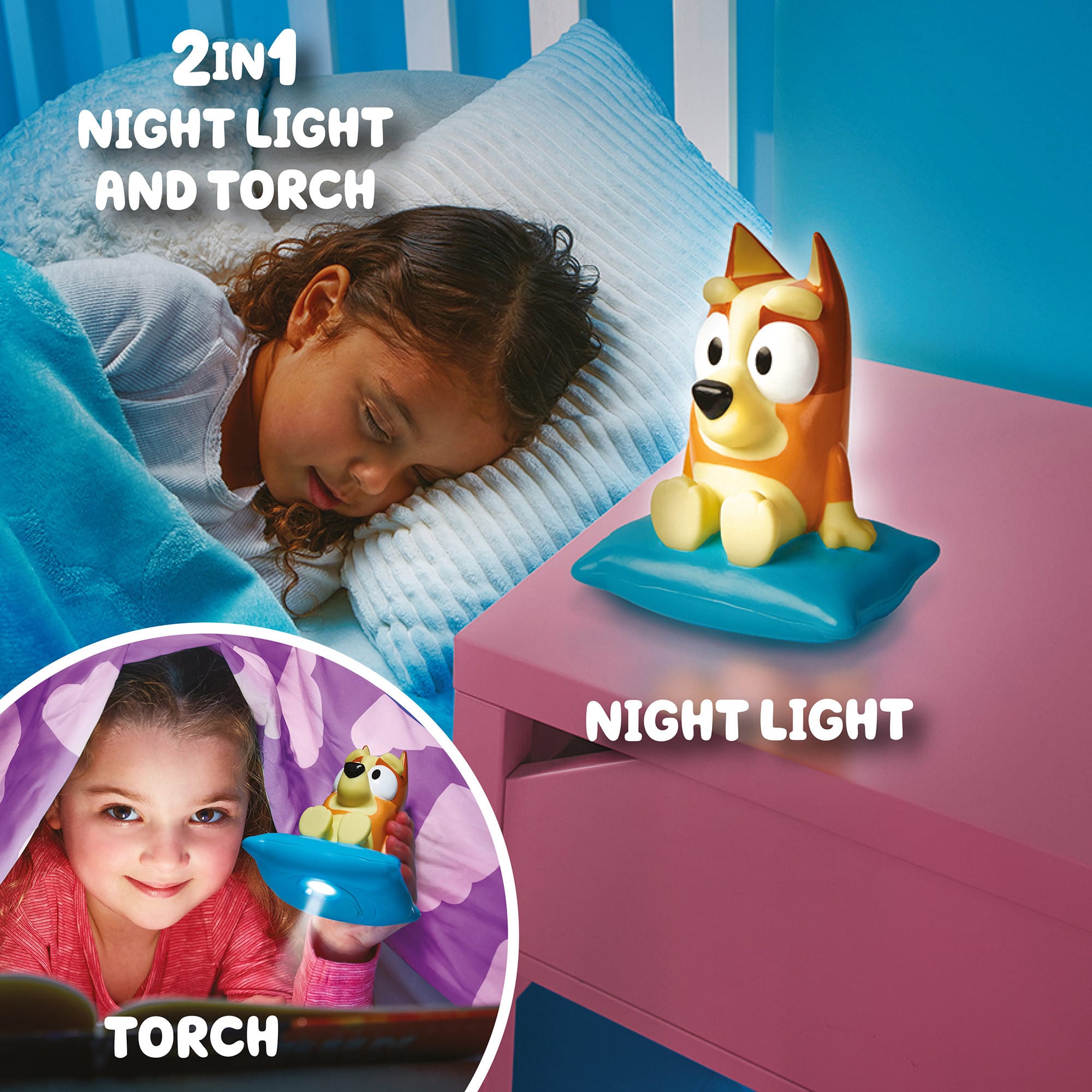 Bluey - GoGlow Bingo 2-in-1 Night Light & Torch