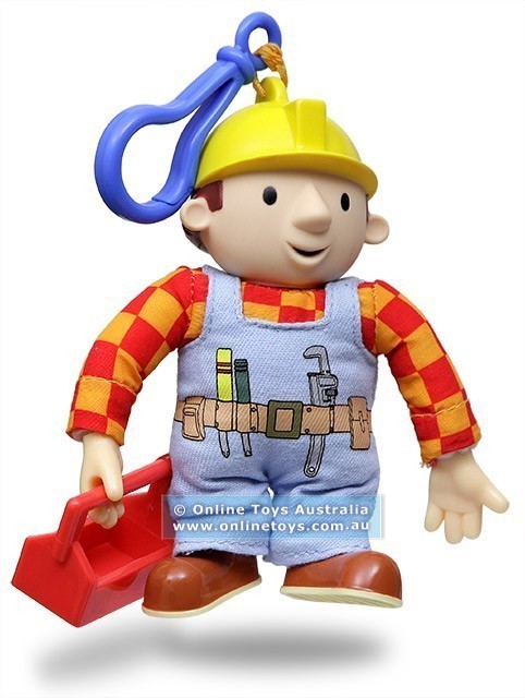 Bob the Builder - 13cm Clip-On Plush Figure - With Toolbox