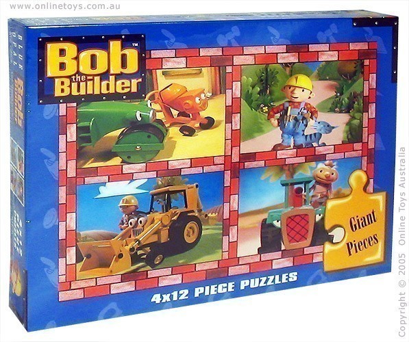 Bob the Builder - 4 X 12 Piece Jigsaw Puzzle