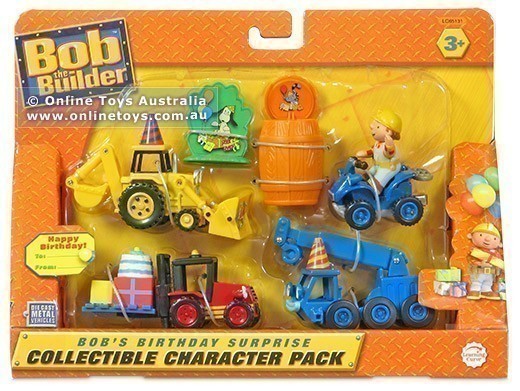 Bob the Builder - Bob's Birthday Surprise Collectable Character Pack