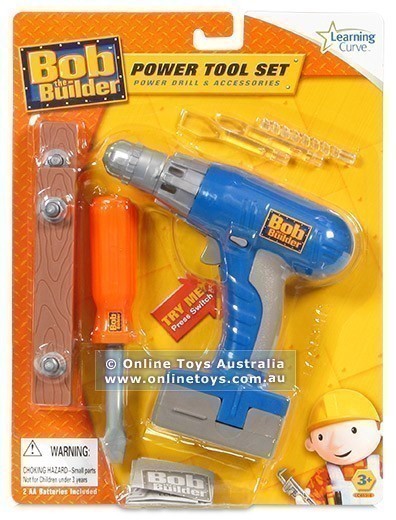 Bob the Builder - Bob's Power Tool Set - Power Drill and Accessories