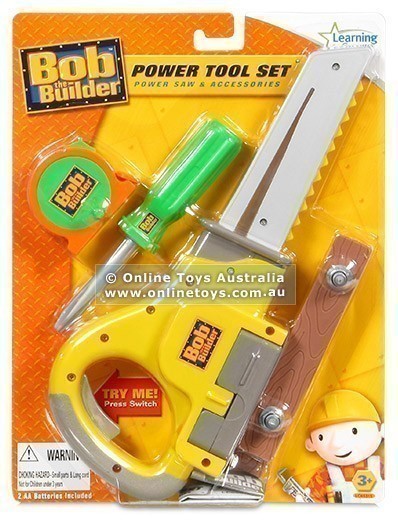 Bob the Builder - Bob\'s Power Tool Set - Power Saw and Accessories