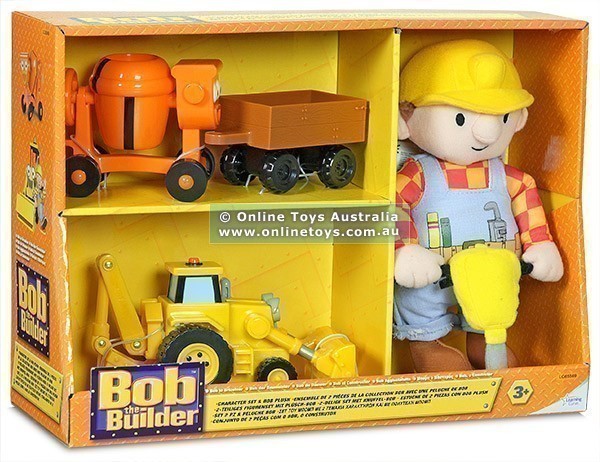 Bob the Builder - Character Set and Bob Plush