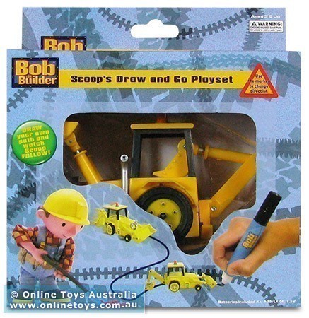 Bob The Builder - Scoop\'s Draw and Go Playset