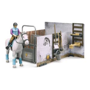 Bruder - bworld Horse Stable with Figure & Accessories