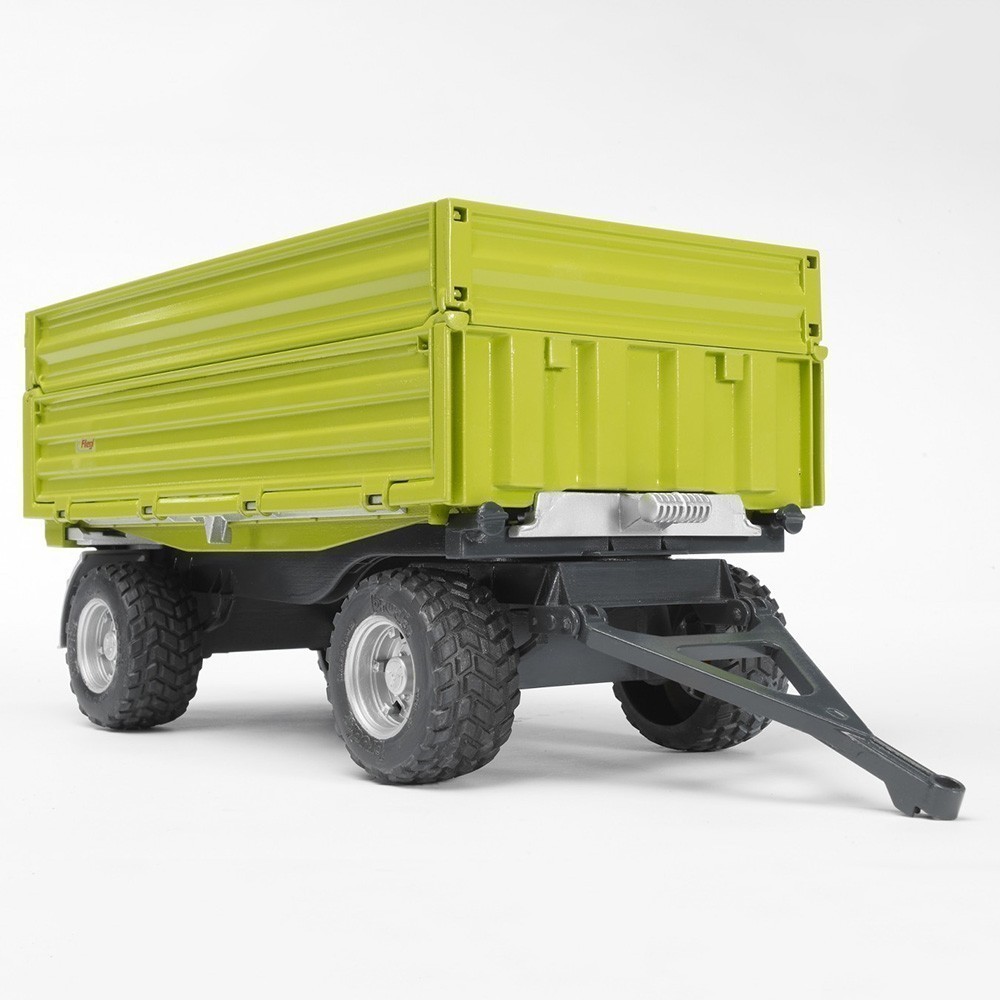 Bruder - Fliegl Three-Way Tipping Trailer With Removable Top
