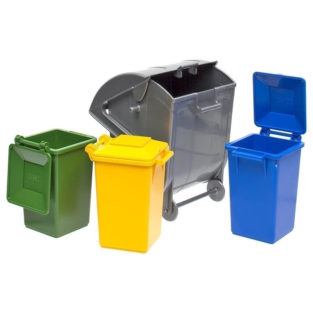 Bruder - Garbage Bin Set