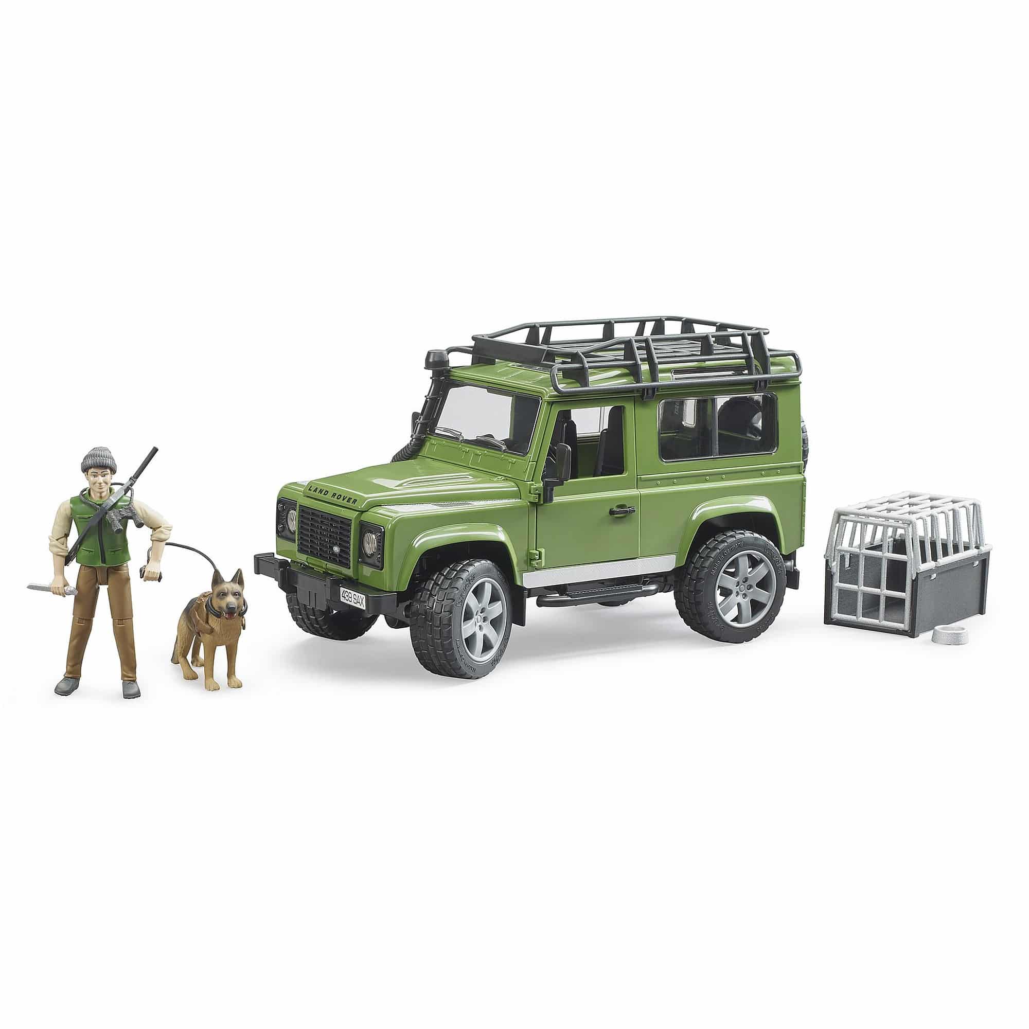 Bruder - Land Rover Defender with Forest Ranger and Dog