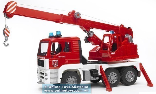 Bruder - MAN Fire Engine Crane Truck