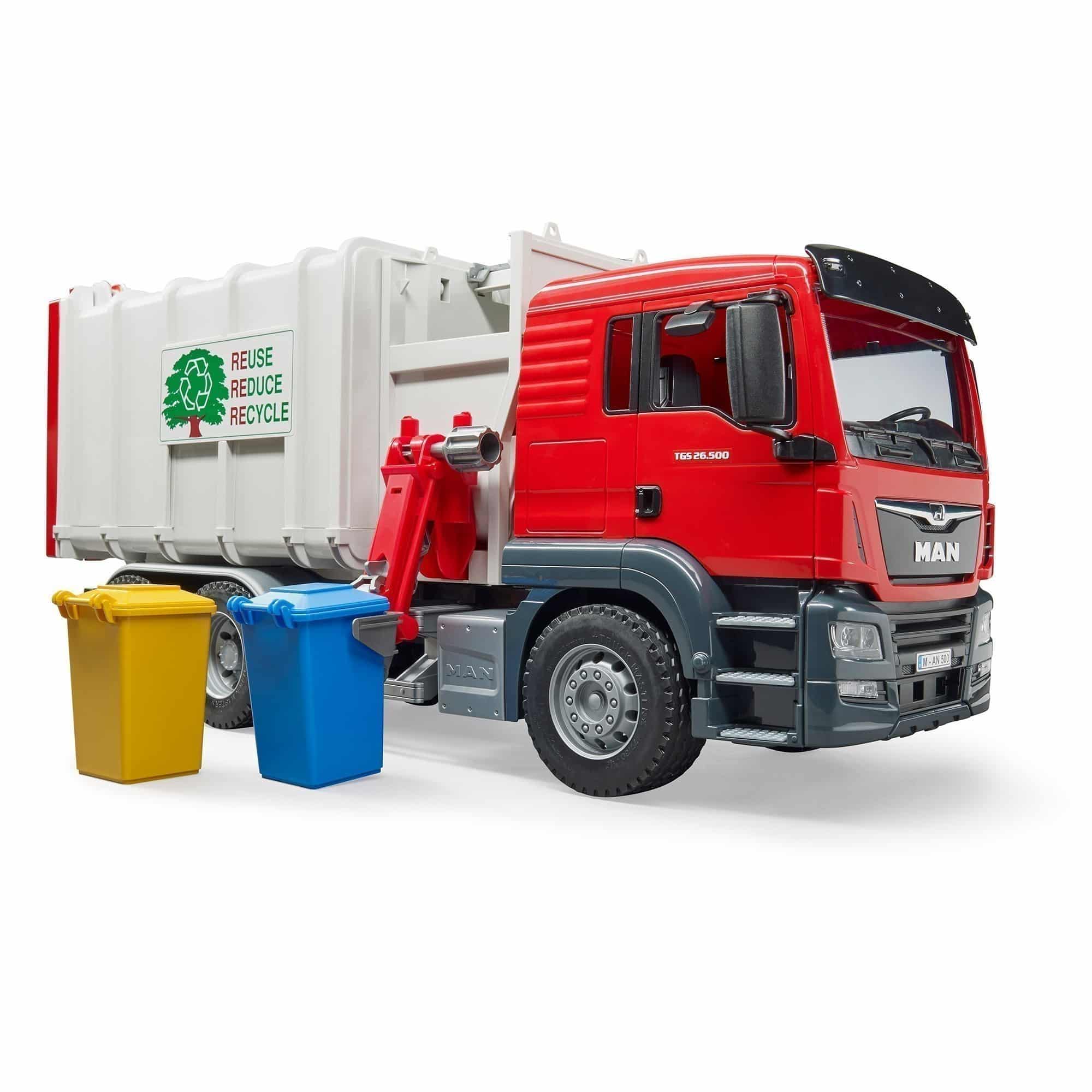 Bruder - MAN TGS Side Loading Garbage Truck