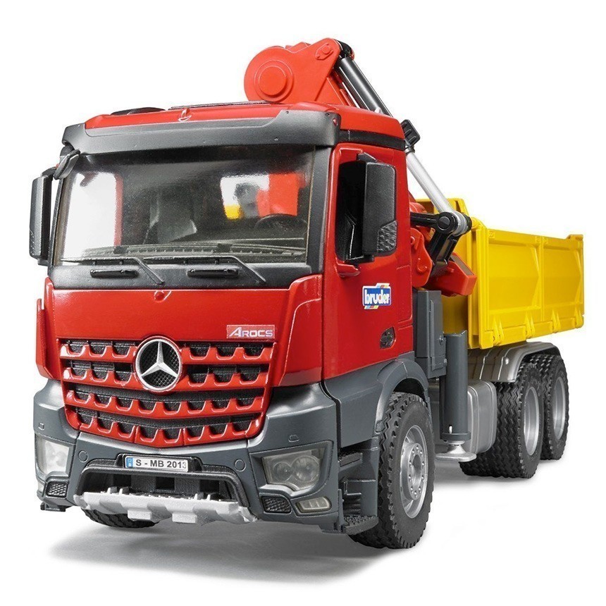 Bruder - MB Arocs Construction Truck with Crane & Accessories