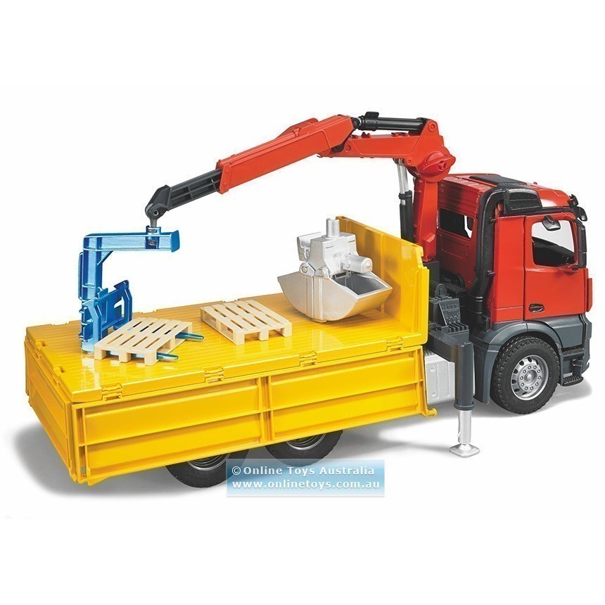 Bruder MB Arocs Construction Truck with Crane & Accessories