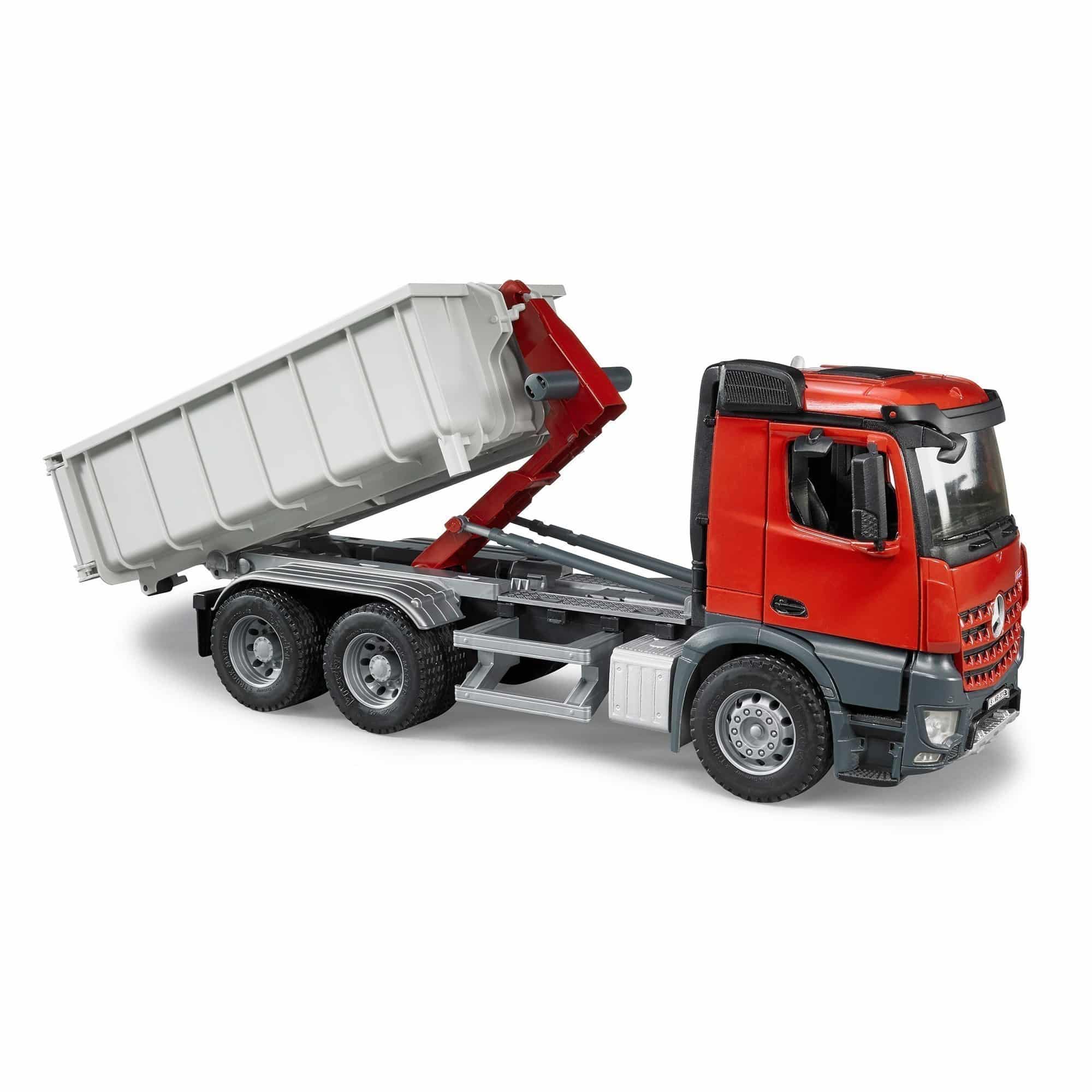 Bruder - MB Arocs Truck with Roll-Off Container