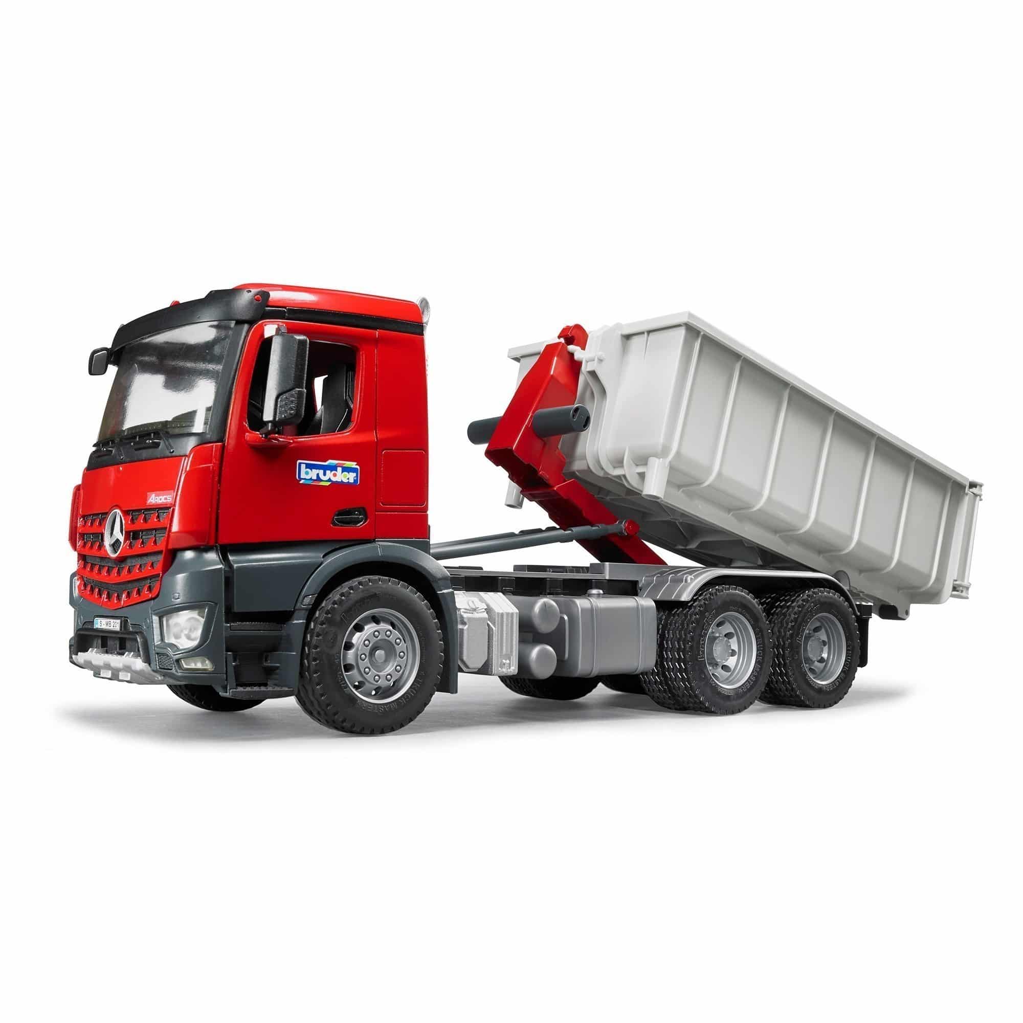 Bruder - MB Arocs Truck with Roll-Off Container