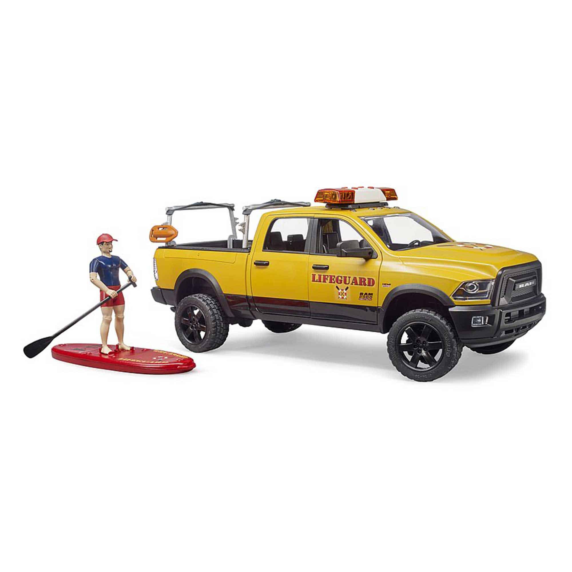 Bruder - RAM 2500 power wagon lifeguard with figure