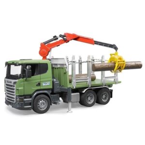 Bruder - Scania R-Series Timber Truck With Loading Crane