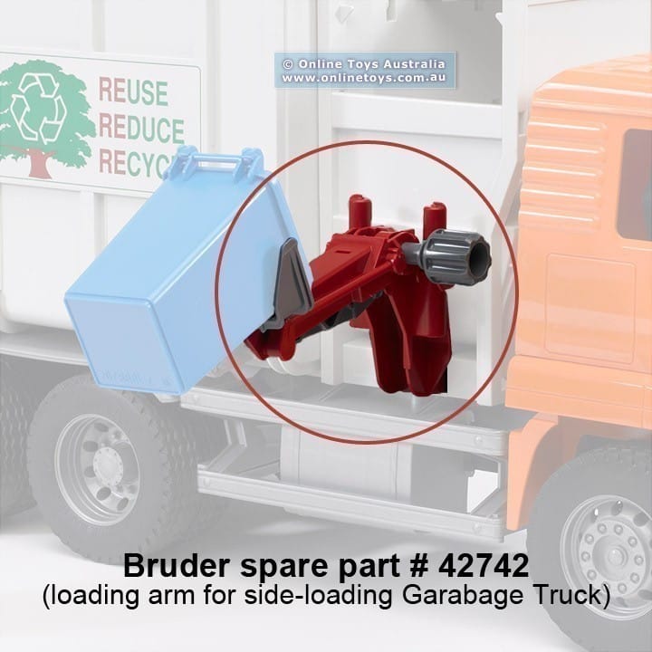 Bruder - Spare Parts - Side-Loading Arm - Number 42742