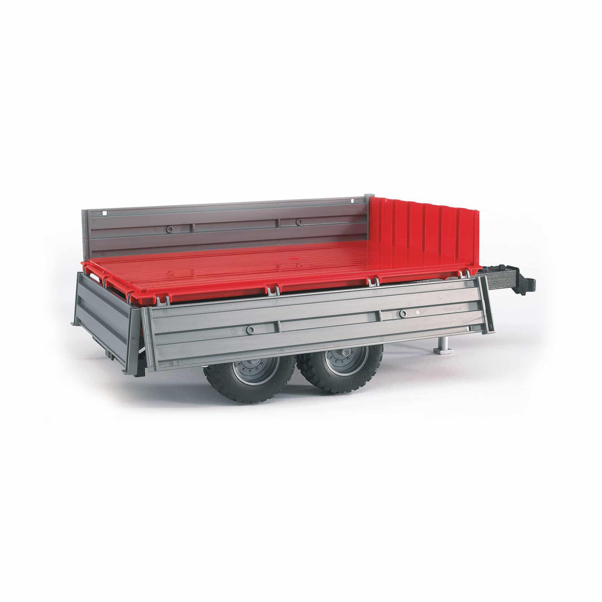 Bruder -Tipping Trailer With Grey Sides